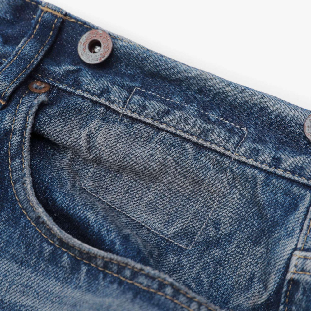 MADNESS AGING DENIM PANTS. RELAXED (LIGHT DISTRESSED) | MADNESS